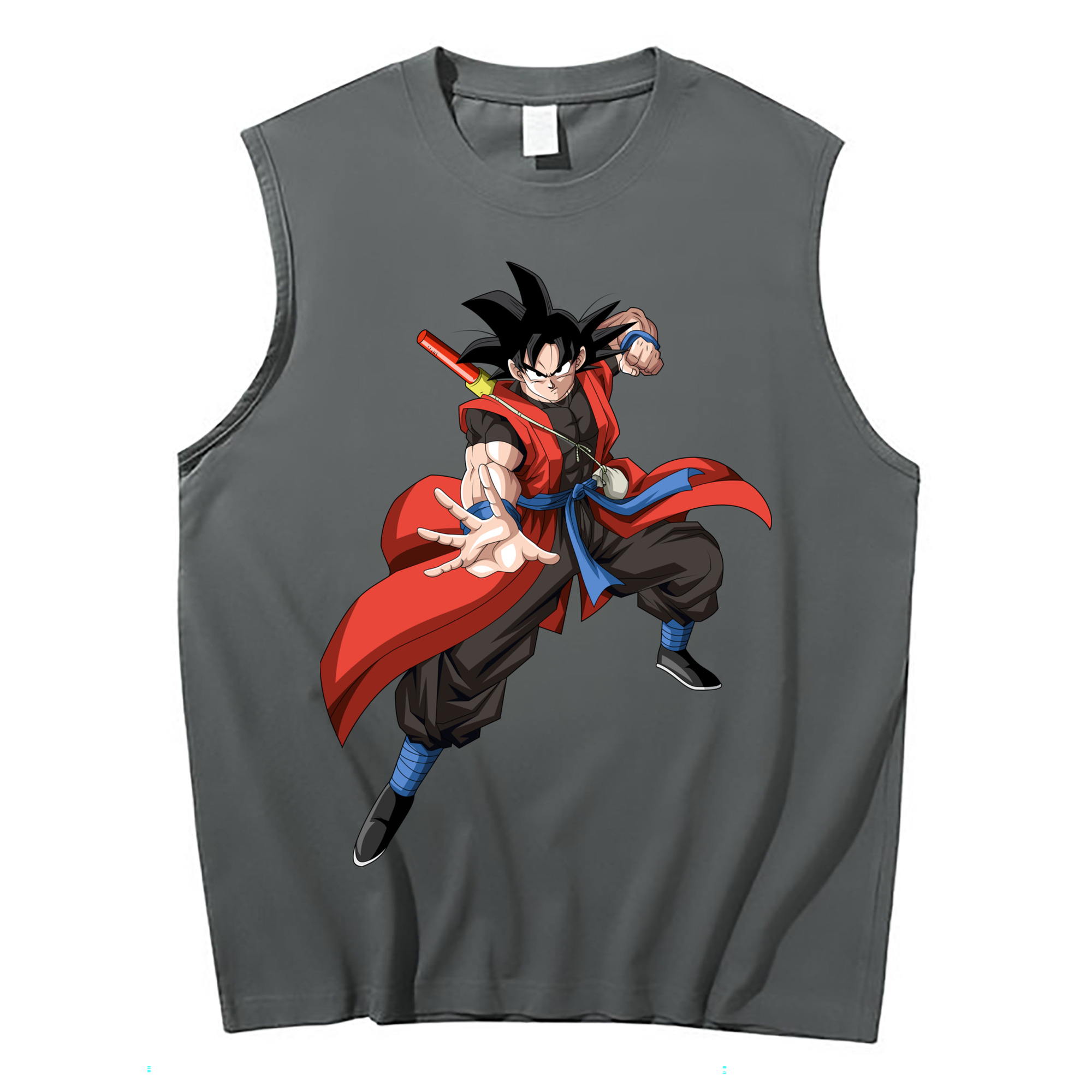 （画像用） ドラゴンボール 孫悟空（そん ごくう）Son Goku カカロット DRAGON BALL Kakarotto コットン100％タンクトップ（フロントプリント）